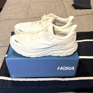 Hoka Clifton 8 Running Shoes White